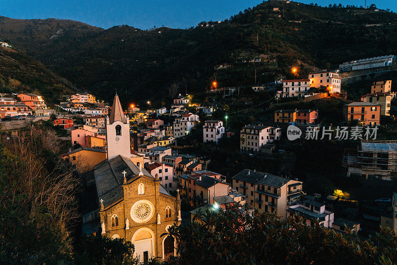 意大利Cinque Terre村的风景